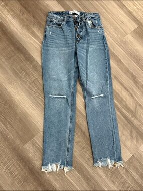 A&F curve love mom jeans